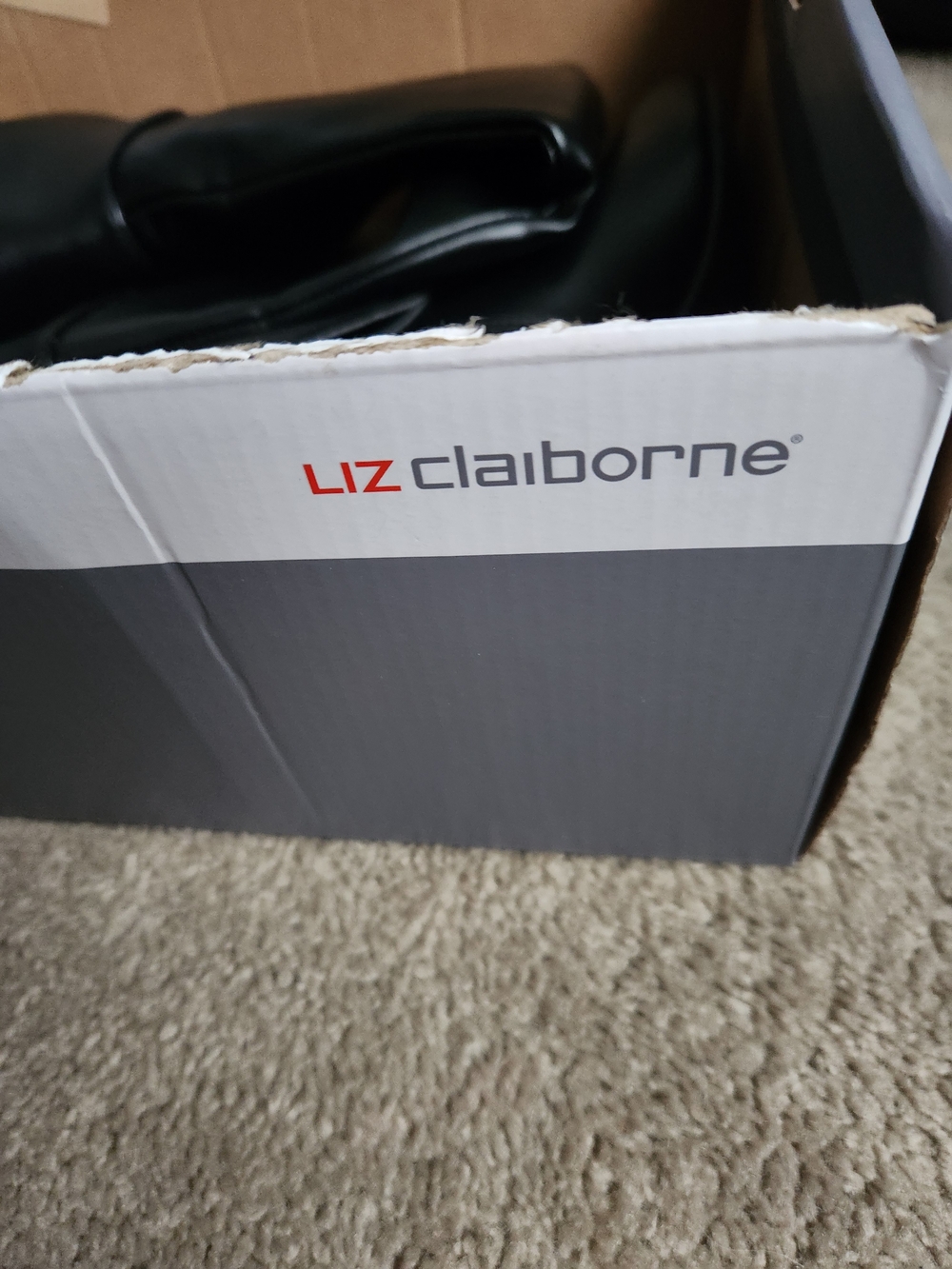 NWT Liz Claiborne LC Dover Black Knee High Faux Leather Boots Women's Size 7M - Picture 5 of 15
